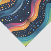 veelkleurige golf tissuepapier (Detail)