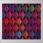 Veelkleurige golvende geometrische print (Voorkant)