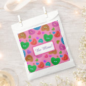 Veelkleurige harten met oogbal Liefde Valentijnse  Bedankzakje (Geknipt)