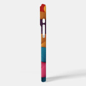 Veelkleurige harten met texturen Case-Mate iPhone case (Achterkant / Links)