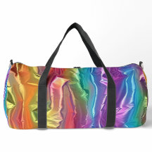 Veelkleurige holografische look