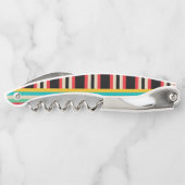 Veelkleurige horizontale verticale strepen kurkentrekker (Achterkant)