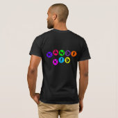 Veelkleurige Kandi-Kind T-shirt (Achterkant volledig)