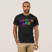 Veelkleurige Kandi-Kind T-shirt (Voorkant volledig)
