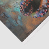 Veelkleurige levendige Octopus Decoupage Tissuepapier (Detail)