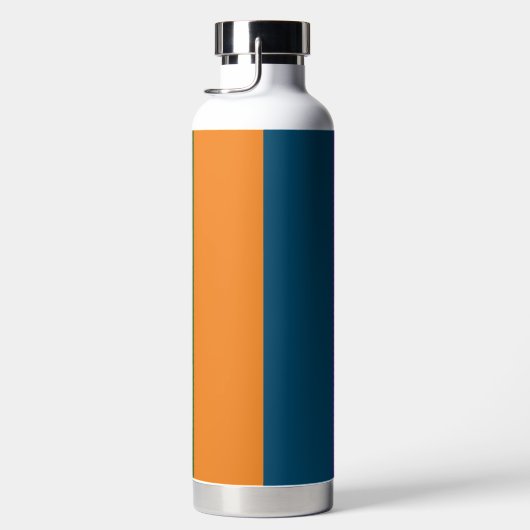 Veelkleurige Moderne Strepen met Naam Waterfles (Rechts)