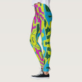Veelkleurige naadloze "Ratti_Creative_Arts" Leggin Leggings (Links)