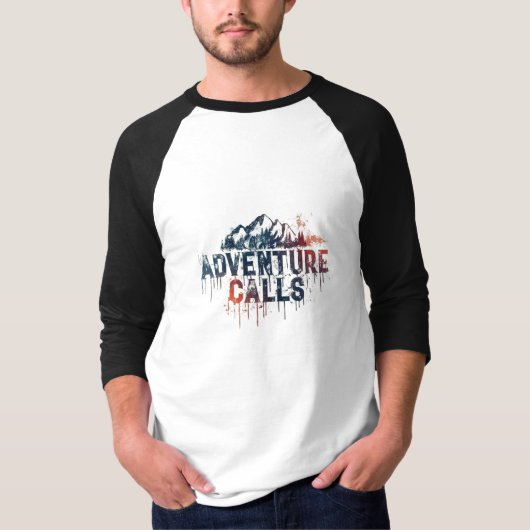 Veelkleurige onheil: Adventure Calls T-shirt (Voorkant)