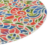 Veelkleurige Paisley Print Batik Patroon Snijplank (Hoek)