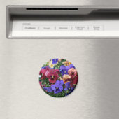 Veelkleurige Pansies Magneet (Insitu (Vaatwasser))