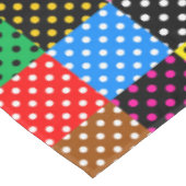 Veelkleurige Patchwork Quilt Polka Dots Tafelkleed (Gekanteld)