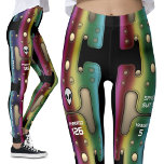 Veelkleurige Rainbow Metal Space Girl Grungy Robot Leggings<br><div class="desc">Ga op een kosmische reis met mijn veelkleurige Rainbow Metal Space Girl Robot Leggings, ideaal voor cosplay en daarbuiten. Deze leggings bieden een futuristische twist, waarbij retro vibes worden gecombineerd met moderne esthetiek. Voeg je eigen gepersonaliseerde tekst toe voor een echt uniek tintje, of het nu gaat om jouw naam,...</div>