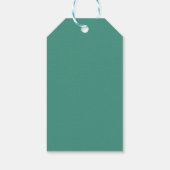 Veelkleurige retro stijlcirkels cadeaulabel (Achterkant)
