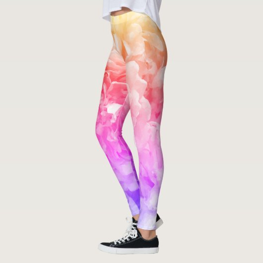 Veelkleurige Rozen Leggings (Links)