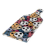 Veelkleurige schedels patroon snijplank (Hoek)