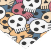Veelkleurige schedels patroon tafelkleed (Gekanteld)