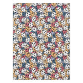 Veelkleurige schedels patroon tafelkleed (Voorkant)