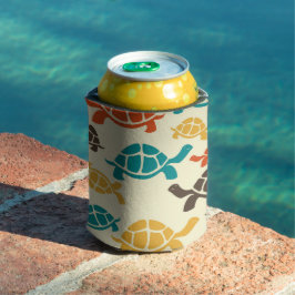 Veelkleurige schildpad blikjeskoeler