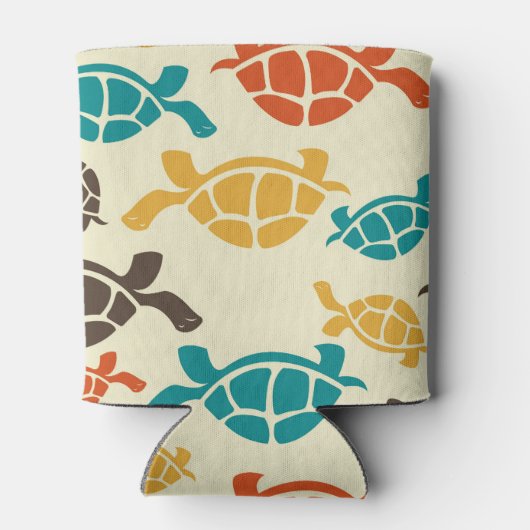 Veelkleurige schildpad blikjeskoeler (Achterkant)