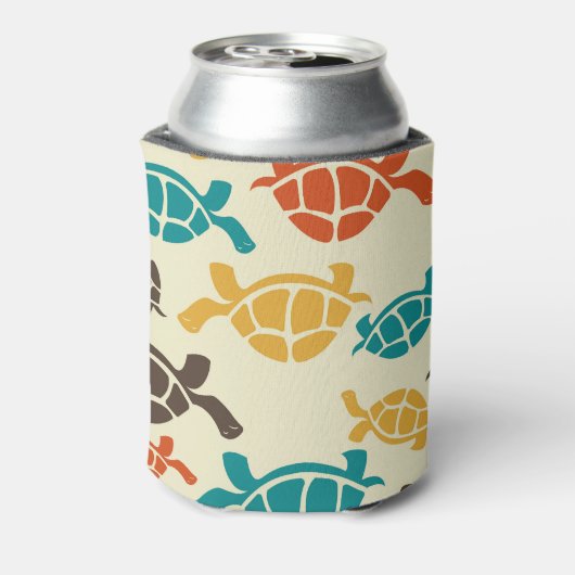 Veelkleurige schildpad blikjeskoeler (Blikje Achterkant)