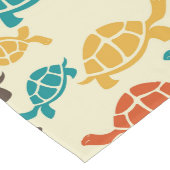 Veelkleurige schildpad lange tafelloper (Hoek)
