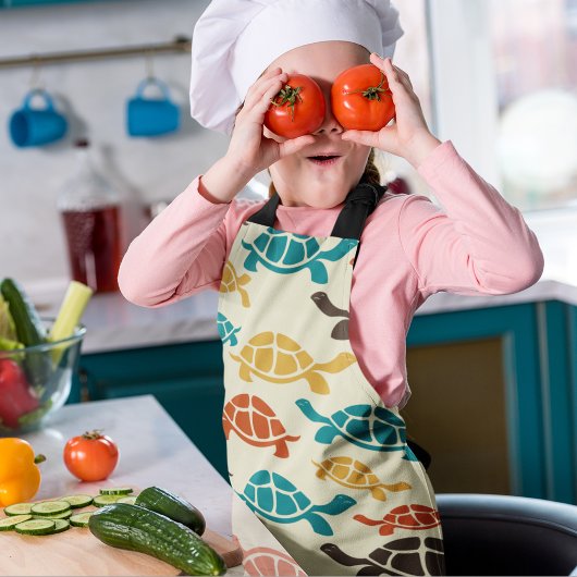 Veelkleurige schildpad schort