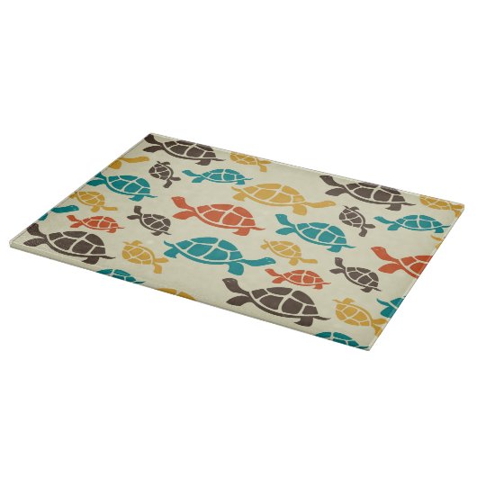 Veelkleurige schildpad snijplank (Hoek)