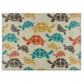 Veelkleurige schildpad snijplank (Voorkant)