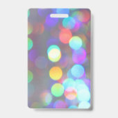 Veelkleurige schittering badge (Achterkant)