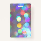 Veelkleurige schittering badge (Achterkant)