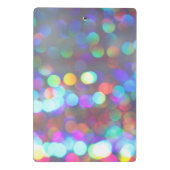 Veelkleurige schittering mini klembord (Achterkant)