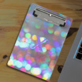 Veelkleurige schittering mini klembord