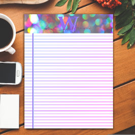 Veelkleurige schittering notitieblok