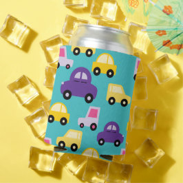 Veelkleurige Speelgoed Cars Pattern Blikjeskoeler