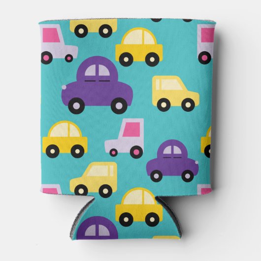 Veelkleurige Speelgoed Cars Pattern Blikjeskoeler (Voorkant)