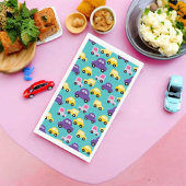 Veelkleurige Speelgoed Cars Pattern Servet