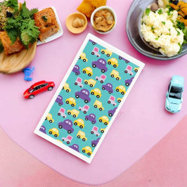 Veelkleurige Speelgoed Cars Pattern Servet