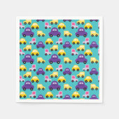 Veelkleurige Speelgoed Cars Pattern Servet (Voorkant)