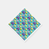 Veelkleurige Speelgoed Cars Pattern Servet (Hoek)