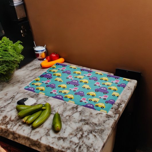 Veelkleurige Speelgoed Cars Pattern Snijplank