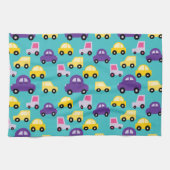 Veelkleurige Speelgoed Cars Pattern Theedoek (Horizontaal)