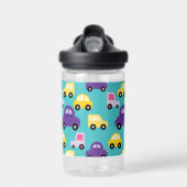 Veelkleurige Speelgoed Cars Pattern Waterfles (Voorkant)