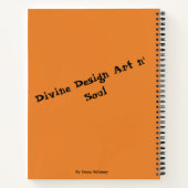 Veelkleurige Spiraal Notitieboek...tijd wacht op e Notitieboek (Achterkant)