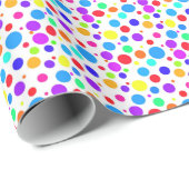  veelkleurige spots cadeaupapier (Rol Hoek)
