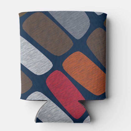 Veelkleurige steentjes blikjeskoeler (Achterkant)