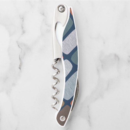 Veelkleurige steentjes kurkentrekker (Voorkant)