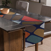 Veelkleurige steentjes lange tafelloper