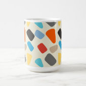 Veelkleurige steentjes op witte achtergrond koffiemok (Center)