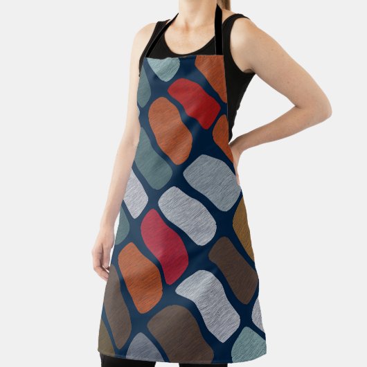 Veelkleurige steentjes schort (Insitu)