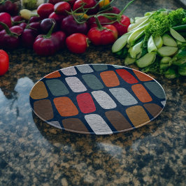 Veelkleurige steentjes snijplank